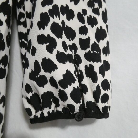LOFT | size 10 | Leopard Print | Long Sleeve Dress - Picture 15 of 16